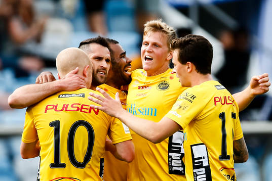 Elfsborgs spelare jublar