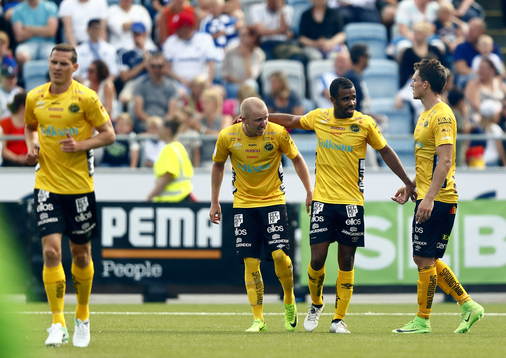 Elfsborgs spelare jublarefter mål 1-3