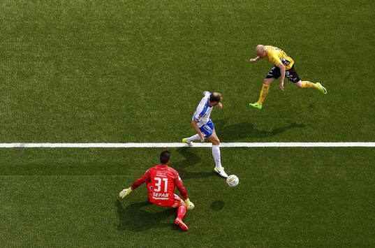 Mål 1-0 av Elfsborgs Simon Lundevall