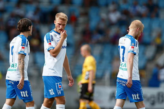 Norrköpings Sebastian Andersson, David Moberg Karlsson och