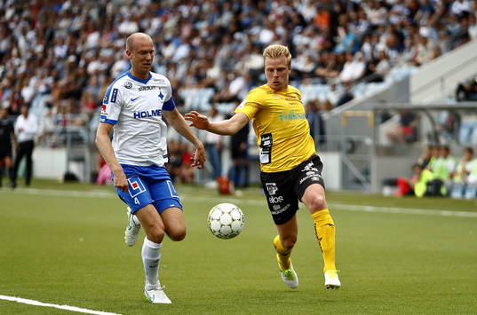 Norrköpings Andreas Johansson och Elfsborgs Per Frick