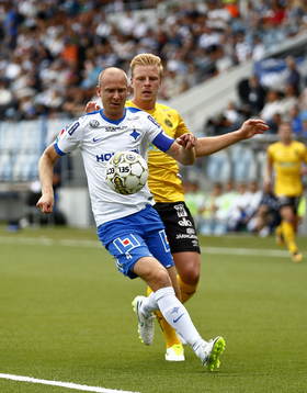 Norrköpings Andreas Johansson och Elfsborgs Per Frick