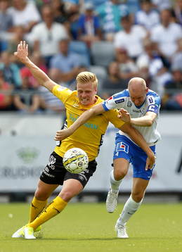 Elfsborgs Per Frick  och Norrköpings Andreas Johansson