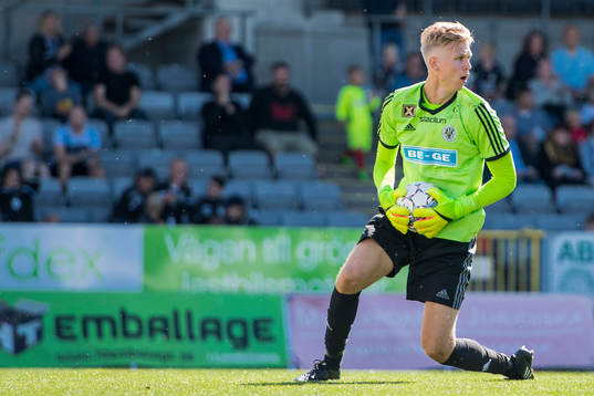 Oskarshamns målvakt Oliver Bergman