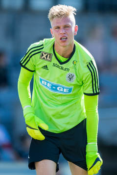 Oskarshamns målvakt Oliver Bergman