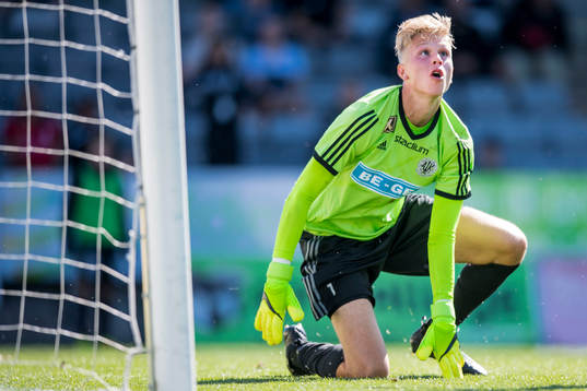 Oskarshamns målvakt Oliver Bergman