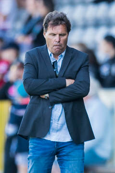 Oskarshamns tränare Jan Stahre deppar