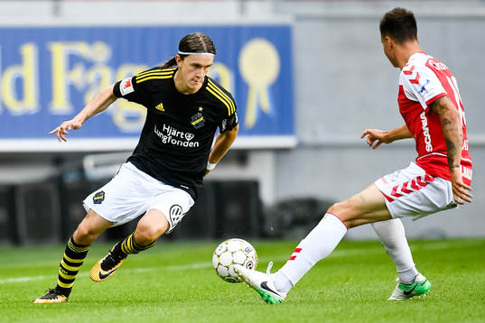 s Kristoffer Olsson och Kalmars Melker Hallberg