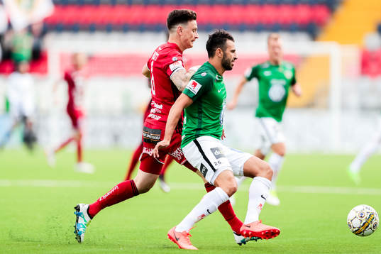 Jönköpings André Calisir och Östersunds Jamie Hopcutt