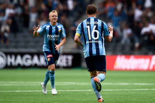 Djurgårdens Kim Källström jublar