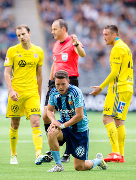 Djurgårdens Kerim Mrabti deppar