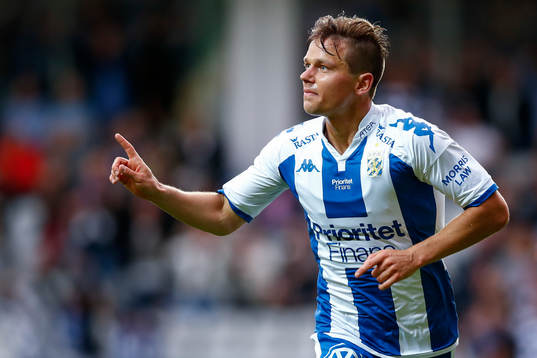 IFK Göteborgs Mads Albaek jublar