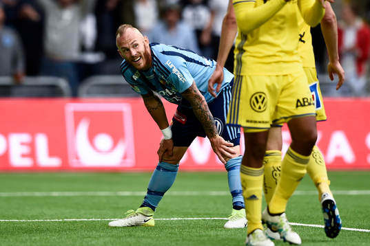 Djurgårdens Magnus Eriksson deppar