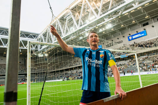 Djurgårdens Kim Källström jublar
