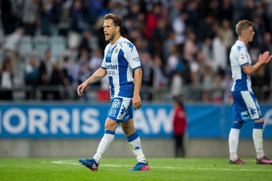 IFK Göteborgs Tobias Hysen deppar