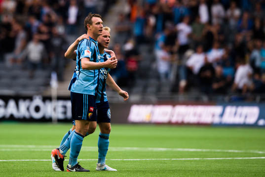 Djurgårdens Kim Källström jublar