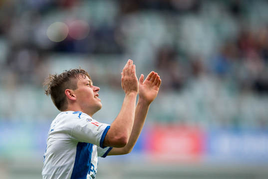 IFK Göteborgs Mads Albaek jublar