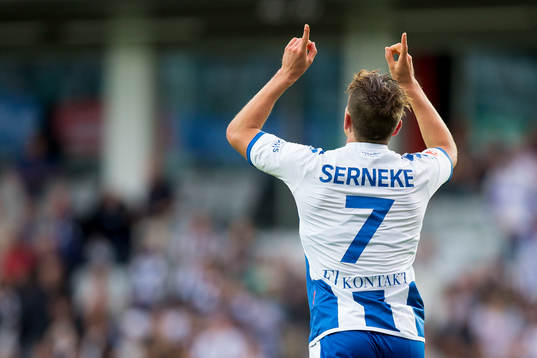 IFK Göteborgs Mads Albaek jublar