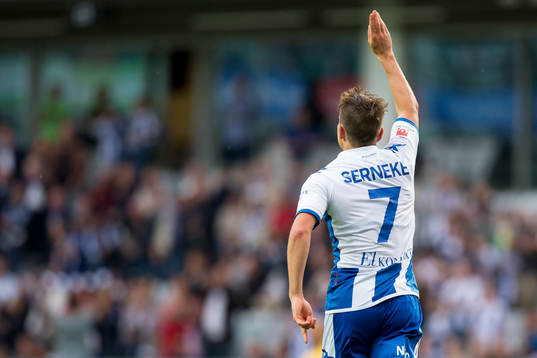 IFK Göteborgs Mads Albaek jublar