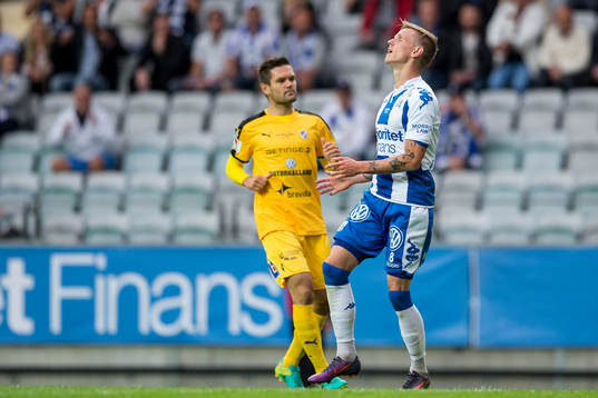 IFK Göteborgs Sören Rieks deppar