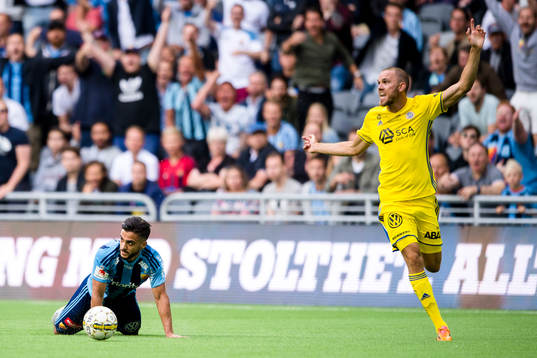 Sundsvalls Marcus Danielson reagerar