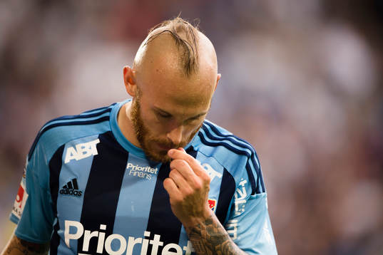 Djurgårdens Magnus Eriksson deppar