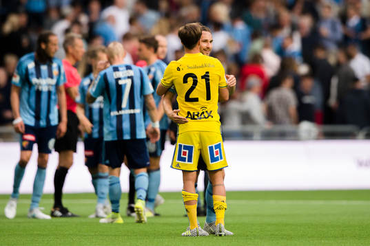 Sundsvalls Eric Larsson och Djurgårdens Kevin Walker