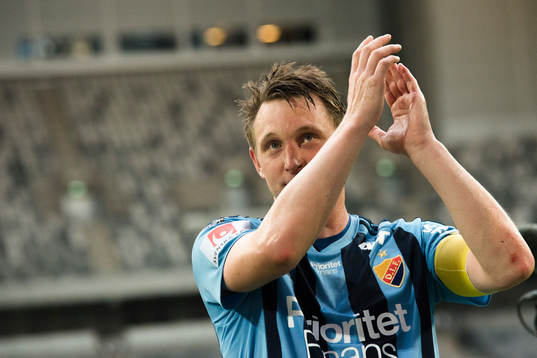 Djurgårdens Kim Källström jublar