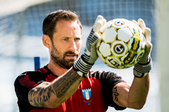 Malmö FFs målvakt Johan Wiland