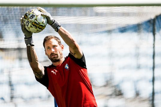 Malmö FFs målvakt Johan Wiland