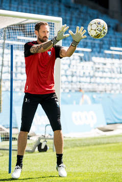Malmö FFs målvakt Johan Wiland