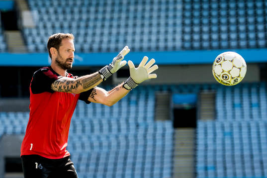 Malmö FFs målvakt Johan Wiland