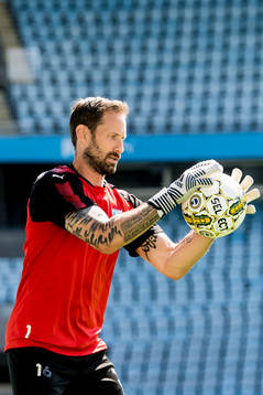 Malmö FFs målvakt Johan Wiland