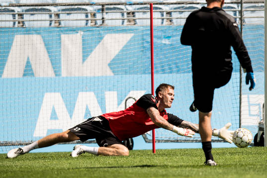 Malmö FFs målvakt Johan Dahlin