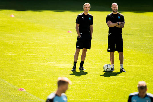 Malmö FFs assisterande tränare Jens Fjellström och