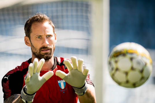 Malmö FFs målvakt Johan Wiland