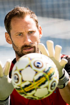 Malmö FFs målvakt Johan Wiland