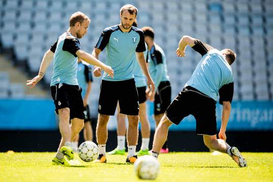 Malmö FFs Oscar Lewicki och Magnus Wolff Eikrem