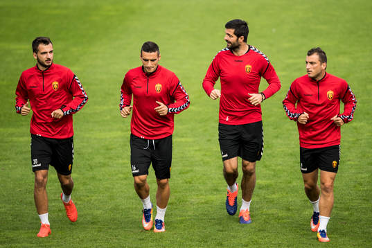 Vardars Boban Nikolov, Nikola Gligorov, Boban Grncharov och