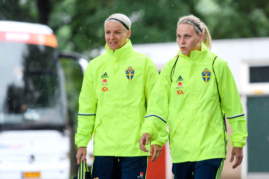 Nilla Fischer och Lisa Dahlkvist