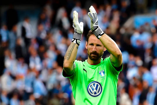 Malmö FFs målvakt Johan Wiland