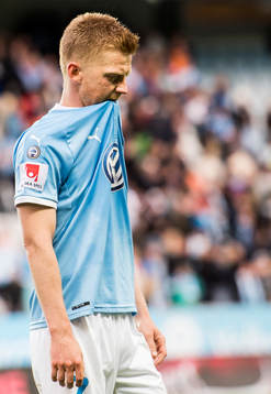 Malmö FFs Anders Christiansen deppar