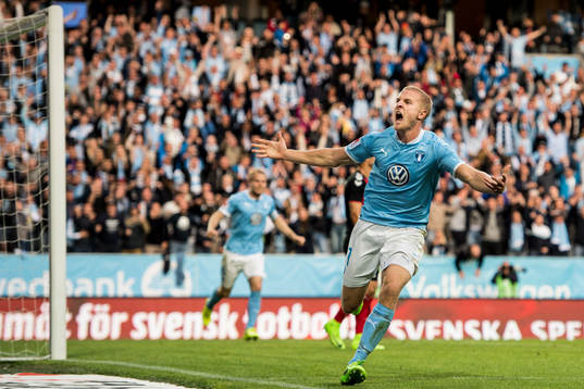Malmö FFs Franz Brorsson jublar