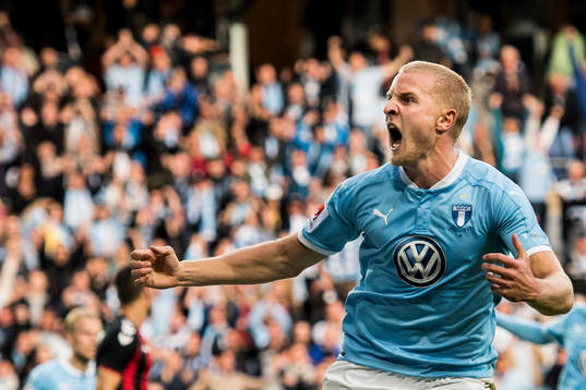 Malmö FFs Franz Brorsson jublar