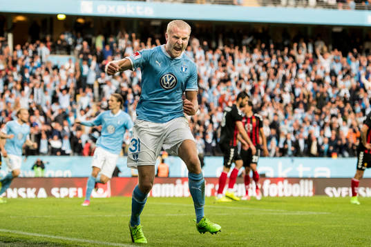 Malmö FFs Franz Brorsson jublar