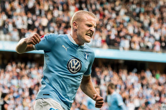 Malmö FFs Franz Brorsson jublar