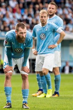 Malmö FFs Jo Inge Berget deppar