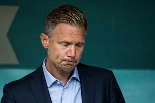 Malmö FFs tränare Magnus Pehrsson deppar