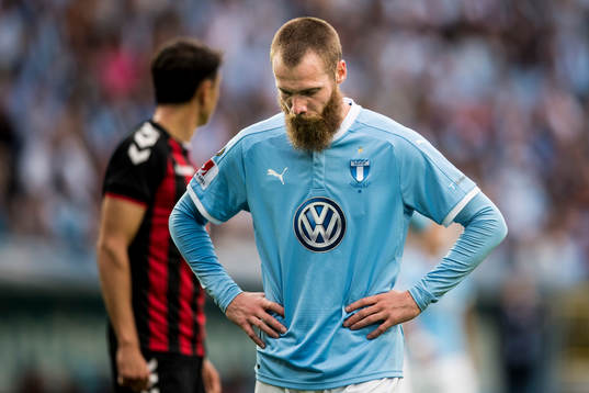Malmö FFs Jo Inge Berget deppar