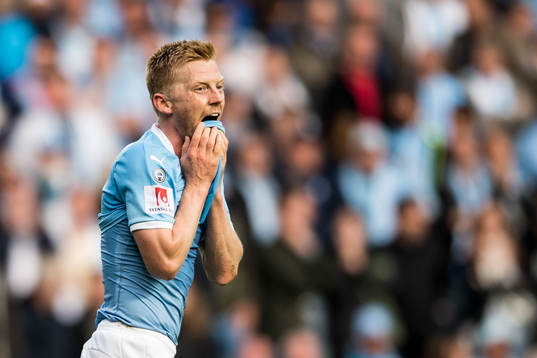 Malmö FFs Anders Christiansen deppar